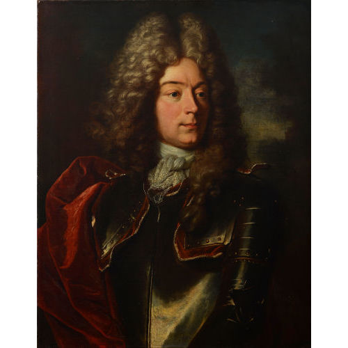 HYACINTHE RIGAUD : Portrait de Johannes Frisching (1668-1726) (Dobiaschofsky Auktionen AG)
