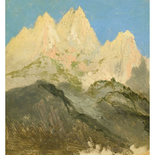 ALEXANDRE CALAME : 'Trois sommets de montagnes' (Dobiaschofsky Auktionen AG)