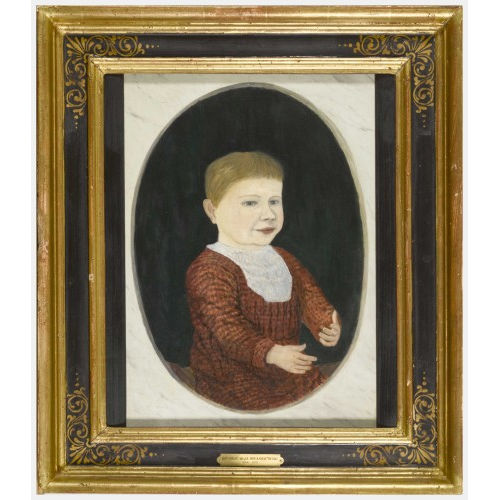 HENRI JULIEN FELIX (GEN. LE DOUANIER) ROUSSEAU : 'Portrait d'un bb' (Dobiaschofsky Auktionen AG)