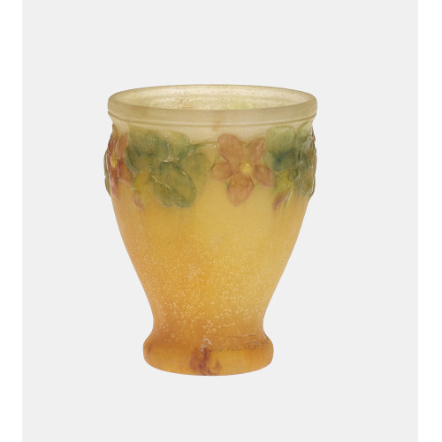 HENRI BERG : Vase 'Couronne de fleurs', Nancy, um 1920 (Dobiaschofsky Auktionen AG)