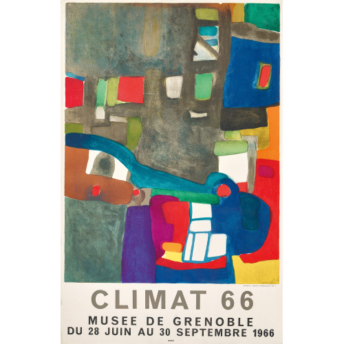 MAURICE ESTVE : 'Climat 66 Muse de Grenoble 1966' (Dobiaschofsky Auktionen AG)