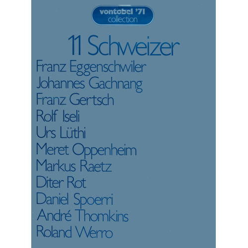 MERET OPPENHEIM : '11 Schweizer' (Dobiaschofsky Auktionen AG)