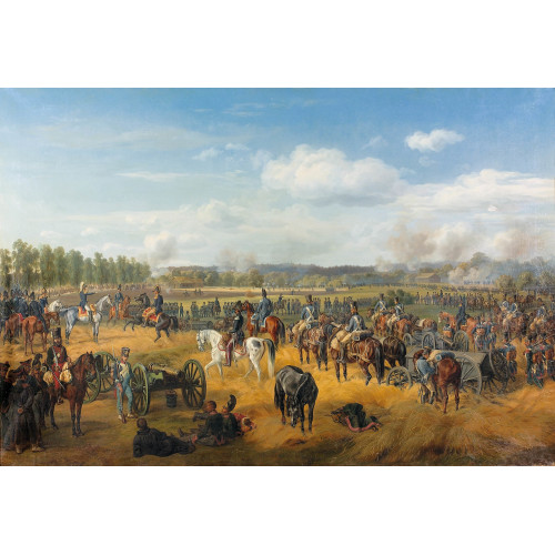 ALBRECHT ADAM : Schlacht von Ostrowno am 26. Juli 1812 (DOBIASCHOFSKY AUKTIONEN AG)