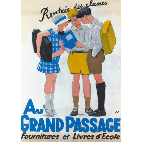 EMIL CARDINAUX : 'Au Grand Passage, Fournitures et Livres d′Ecole' (DOBIASCHOFSKY AUKTIONEN AG)