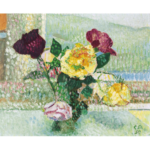 CUNO AMIET : Stillleben mit Rosen (DOBIASCHOFSKY AUKTIONEN AG)