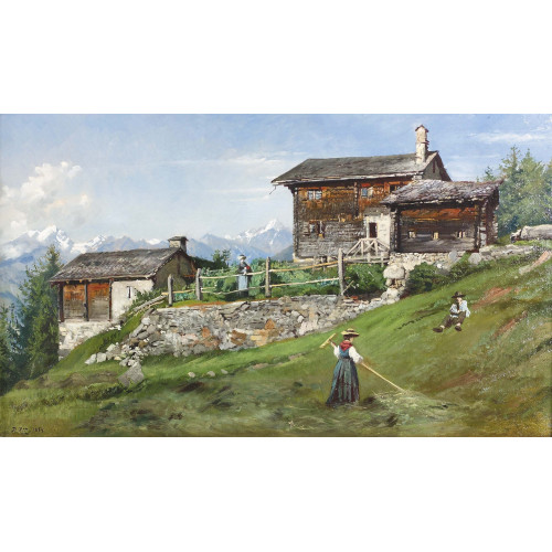 RAPHAEL RITZ : Chalet Dufour in Mayens de Sion (DOBIASCHOFSKY AUKTIONEN AG)