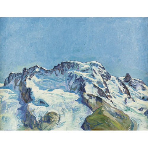 CHARLES L′EPLATTENIER : 'Le Breithorn au Soleil' (DOBIASCHOFSKY AUKTIONEN AG)