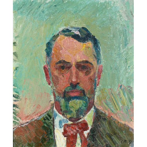 CUNO AMIET : Selbstbildnis (DOBIASCHOFSKY AUKTIONEN AG)