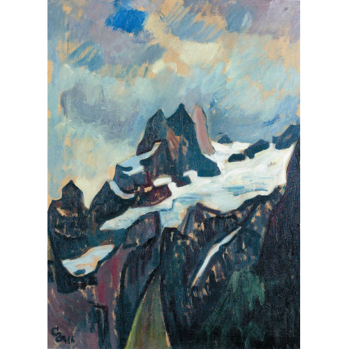 GIOVANNI GIACOMETTI : 'Pizzo Bacone II' (DOBIASCHOFSKY AUKTIONEN AG)