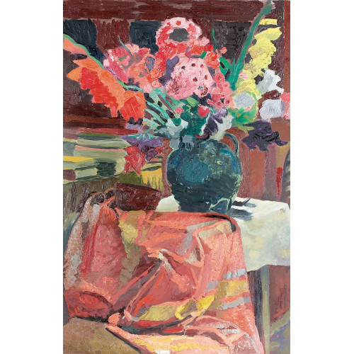 CUNO AMIET : 'Stillleben mit rotem Tuch' (DOBIASCHOFSKY AUKTIONEN AG)
