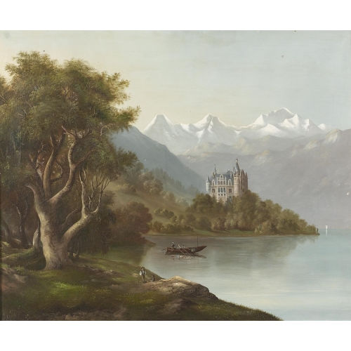 KARL FUCHS : Schloss H�negg am Thunersee (DOBIASCHOFSKY AUKTIONEN AG)