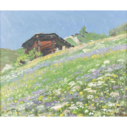 ALBERT NYFELER : 'Fr�hlingswiese' (DOBIASCHOFSKY AUKTIONEN AG)