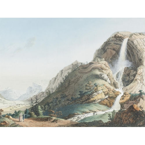 JEAN-ANTOINE LINCK : Vue de la Cascade d′Arpenas (DOBIASCHOFSKY AUKTIONEN AG)