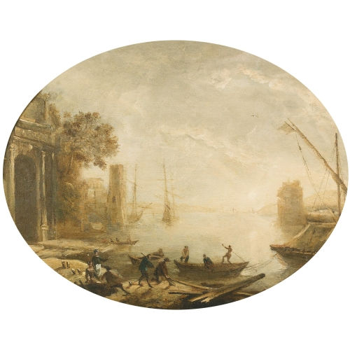 CLAUDE (GELLEE LORRAIN : 'Port au soleil levant' (DOBIASCHOFSKY AUKTIONEN AG)