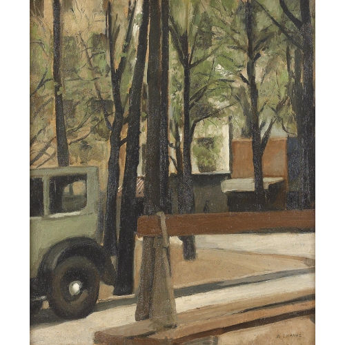 ALBERT CHAVAZ : 'Place Dauphine' (DOBIASCHOFSKY AUKTIONEN AG)
