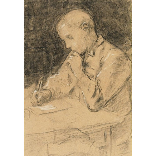 ALBERT ANKER : Schreibender Knabe am Tisch (DOBIASCHOFSKY AUKTIONEN AG)