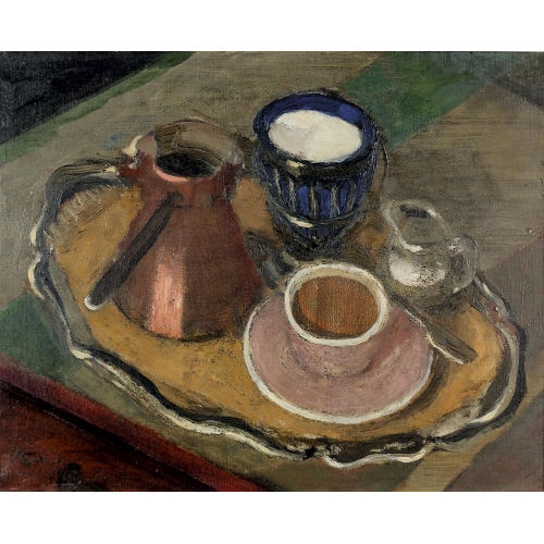 VICTOR SURBEK : 'Le caf� noir' (DOBIASCHOFSKY AUKTIONEN AG)
