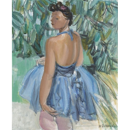 MAURICE BARRAUD : 'Danseuse au jardin' (DOBIASCHOFSKY AUKTIONEN AG)