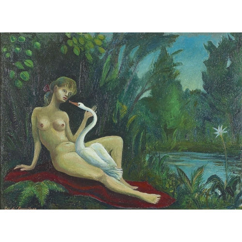 (EIGTL. WASSMER RICCO : Leda mit dem Schwan (DOBIASCHOFSKY AUKTIONEN AG)