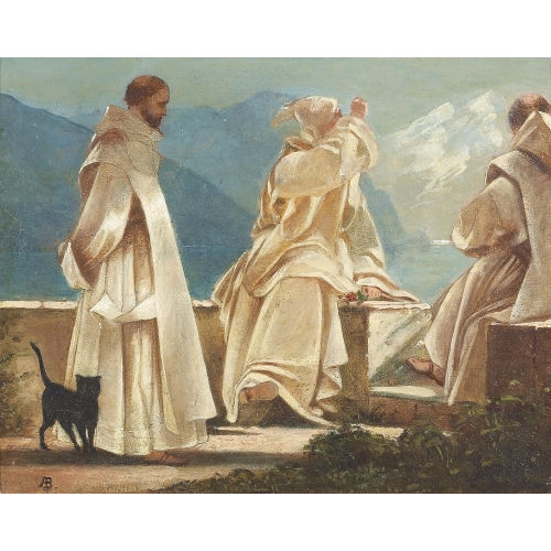 ARNOLD B�CKLIN : 'M�nche' (DOBIASCHOFSKY AUKTIONEN AG)