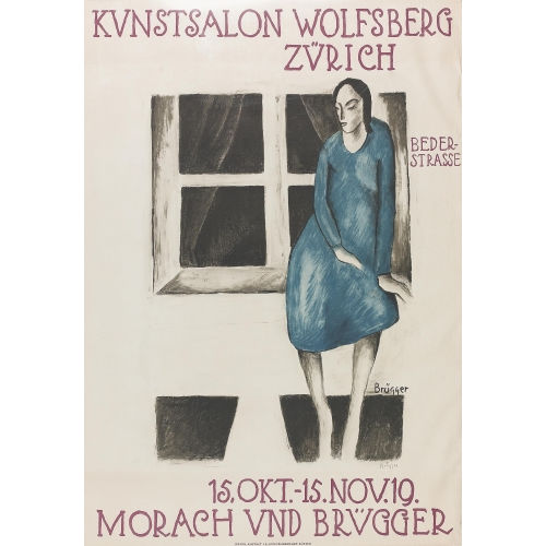 ARNOLD BR�GGER : 'Kunstsalon Wolfsberg 1919, Morach und Br�gger' (DOBIASCHOFSKY AUKTIONEN AG)