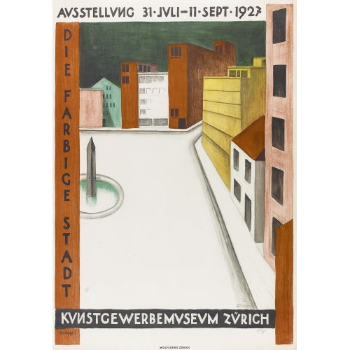 ARNOLD BR�GGER : 'Die farbige Stadt, Ausstellung 1927' (DOBIASCHOFSKY AUKTIONEN AG)