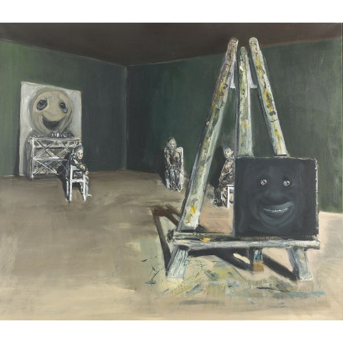 HANS WITSCHI : 'Atelierbild' (DOBIASCHOFSKY AUKTIONEN AG)
