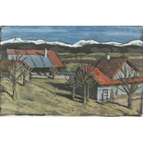 FRED STAUFFER : 'Bei Heitenried' (DOBIASCHOFSKY AUKTIONEN AG)