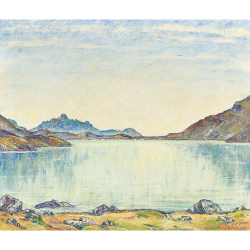 LOUIS D�RR : 'Lago Bianco - Bernina Passh�he' (DOBIASCHOFSKY AUKTIONEN AG)