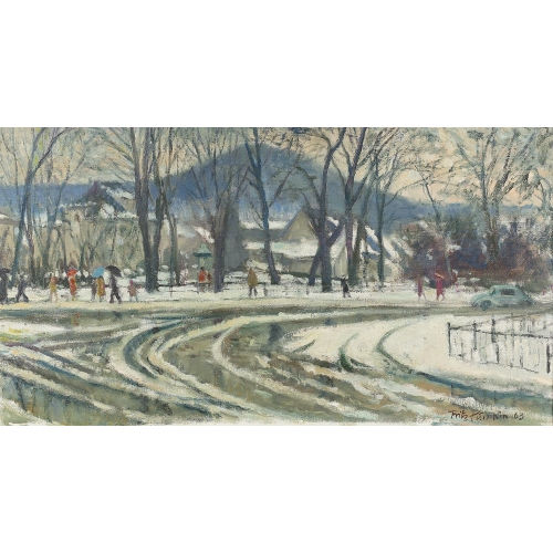 FRITZ P�MPIN : 'Pflotschstrasse' (DOBIASCHOFSKY AUKTIONEN AG)
