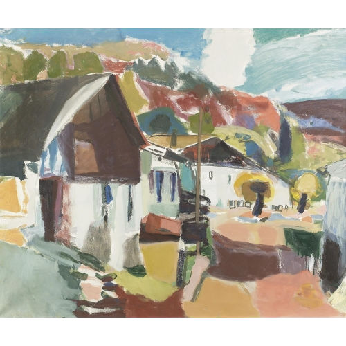 KARL GLATT : Fr�hling in den Bergen (DOBIASCHOFSKY AUKTIONEN AG)