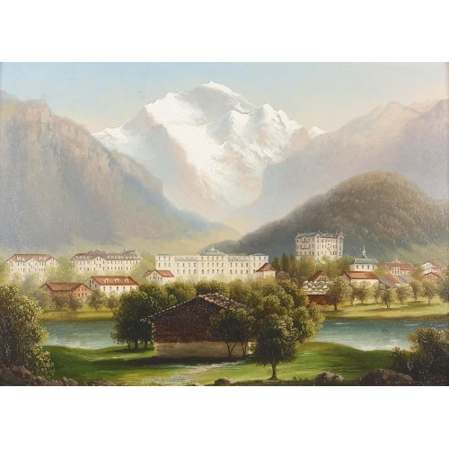HUBERT SATTLER : 'Interlaken' (DOBIASCHOFSKY AUKTIONEN AG)