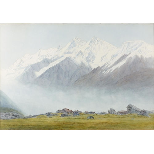 ALFRED WILLIAMS : Hochgebirgslandschaft (DOBIASCHOFSKY AUKTIONEN AG)