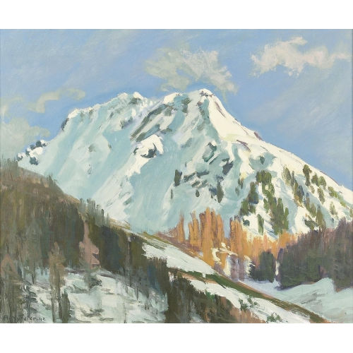 ALBERT NYFELER : 'Berg im Winter' (DOBIASCHOFSKY AUKTIONEN AG)
