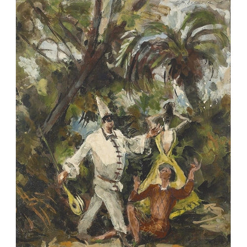 EMILIO MARIA BERETTA : La commedia dell′arte (DOBIASCHOFSKY AUKTIONEN AG)