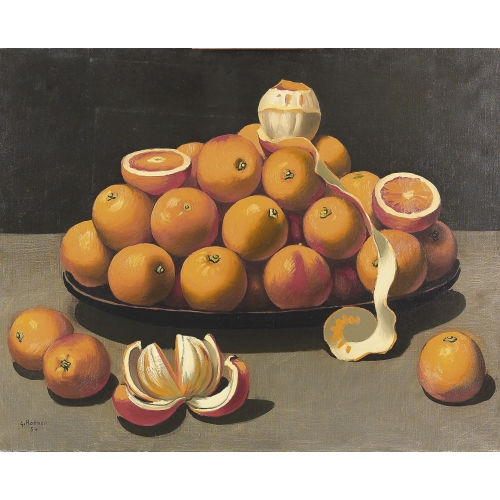 GEORGES ROHNER : Nature morte avec des oranges (DOBIASCHOFSKY AUKTIONEN AG)