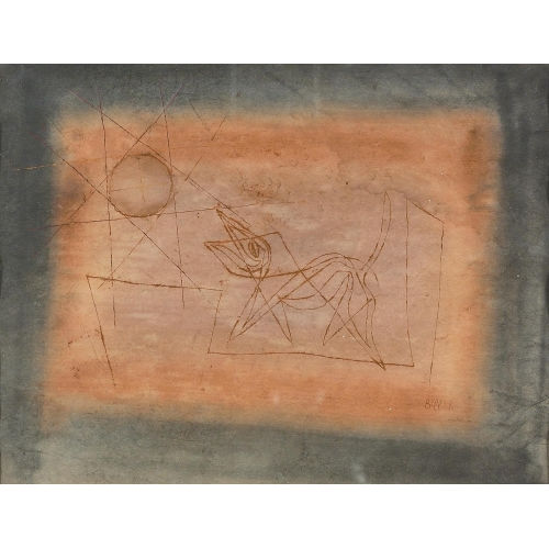 MAX BILL : 'Mond anbellender Hund' (DOBIASCHOFSKY AUKTIONEN AG)