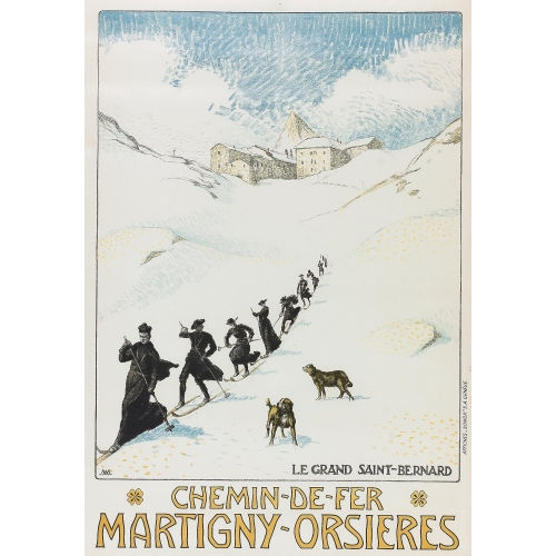 ALBERT MURET : 'Chemin-de-fer Martigny-Orsi�re' (DOBIASCHOFSKY AUKTIONEN AG)