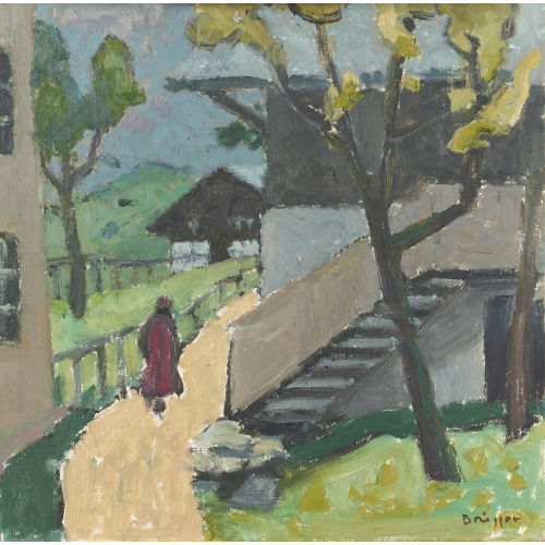 ARNOLD BR�GGER : Spaziergang bei Meiringen (DOBIASCHOFSKY AUKTIONEN AG)