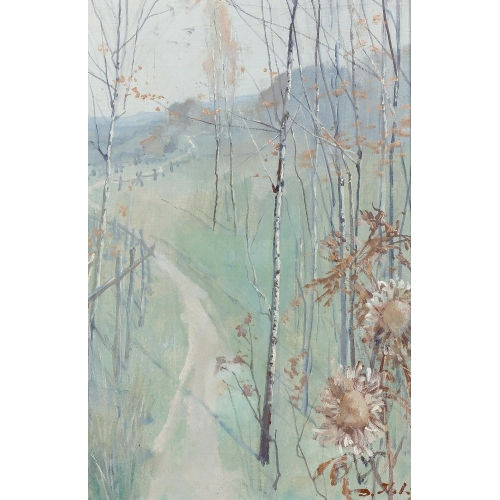 JEAN-DANIEL IHLY : Herbstliche Landschaft mit Weg (DOBIASCHOFSKY AUKTIONEN AG)