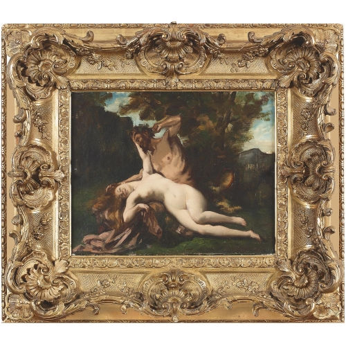 HENRI GERVEX : Satyr und M�nade (DOBIASCHOFSKY AUKTIONEN AG)