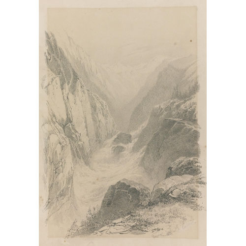 ALEXANDRE CALAME : Reissender Gebirgsbach (DOBIASCHOFSKY AUKTIONEN AG)