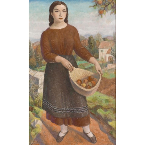 PAUL THEOPHILE ROBERT : Femme aux pommes (DOBIASCHOFSKY AUKTIONEN AG)