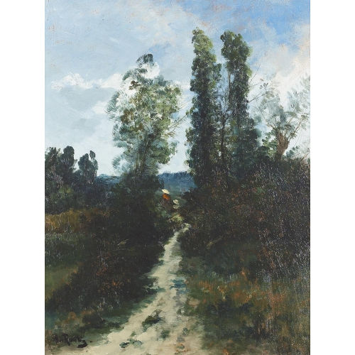 ALFRED ROUBY : Sommerlicher Heideweg (DOBIASCHOFSKY AUKTIONEN AG)