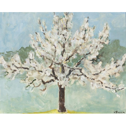VICTOR SURBEK : Bl�hender Apfelbaum (DOBIASCHOFSKY AUKTIONEN AG)