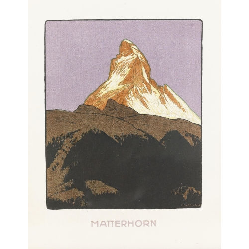EMIL CARDINAUX : Matterhorn (DOBIASCHOFSKY AUKTIONEN AG)