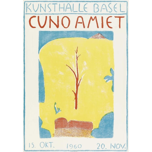 CUNO AMIET : 'Kunsthalle Basel 1960' (DOBIASCHOFSKY AUKTIONEN AG)
