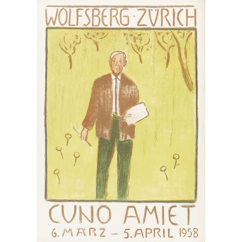 CUNO AMIET : 'Wolfsberg Z�rich 1958' (DOBIASCHOFSKY AUKTIONEN AG)