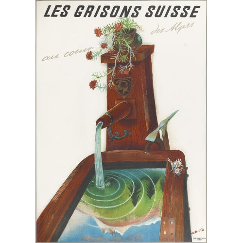 ALOIS CARIGIET : 'Les Grisons Suisse' (DOBIASCHOFSKY AUKTIONEN AG)