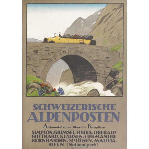 EMIL CARDINAUX : 'Schweizerische Alpenposten' (DOBIASCHOFSKY AUKTIONEN AG)